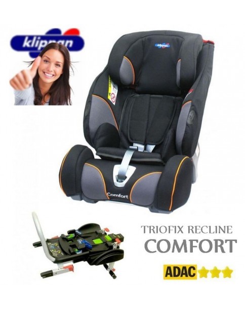 Klippan fotel samochodowy Triofix Recline Comfort z bazą 9-36kg Matchrance