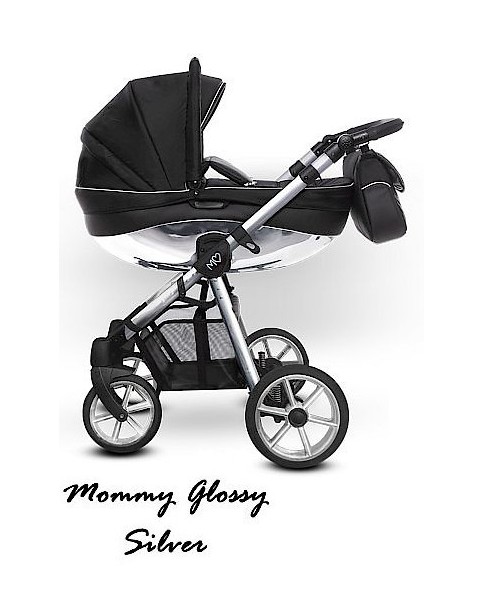  BabyActive wózek wielofunkcyjny Mommy Glossy - Black Silver