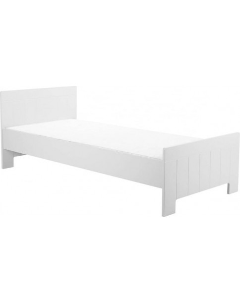 Pinio Calmo łóżko młodzieżowe 200x90 cm białe/ szare