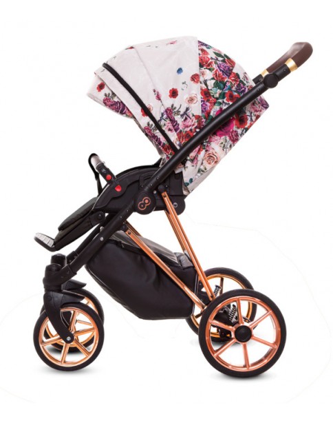 BabyActive wózek wielofunkcyjny Musse - Dark-Light Rose rosegold