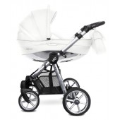  BabyActive wózek wielofunkcyjny Mommy Glossy - White Silver