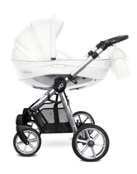  BabyActive wózek wielofunkcyjny Mommy Glossy - White Silver