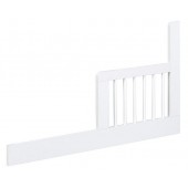 Klupś barierka ochronna do łóżeczka łóżeczko Nel SERCE biały-popiel 120x60cm