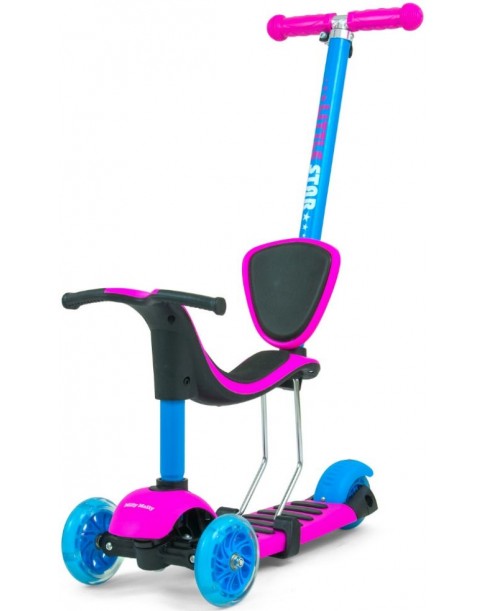 Milly Mally Hulajnoga Scooter Little Star ( Pink-Blue )