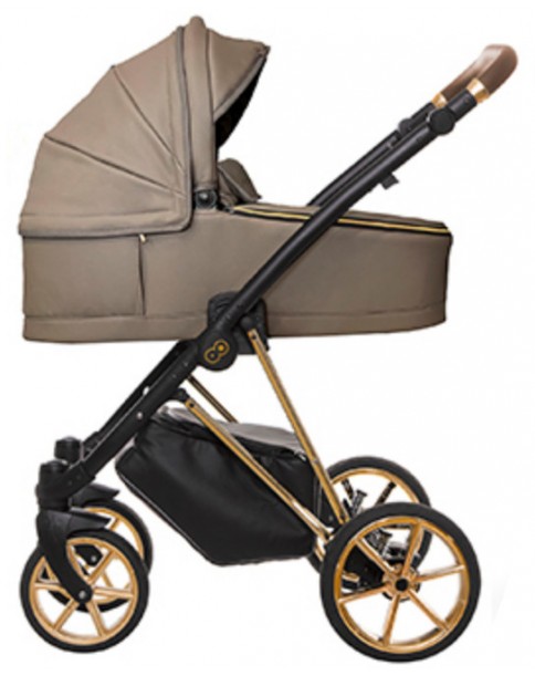 BabyActive Wózek Wielofunkcyjny Musse Royal ( Gondola Gray Pear )