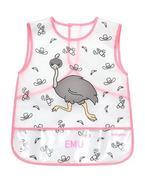 Baby Ono Fartuszek Active Baby 839 Emu Pink