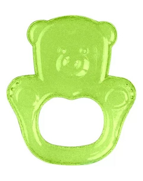 Baby Ono Żelowy gryzak dla niemowląt miś Zielony