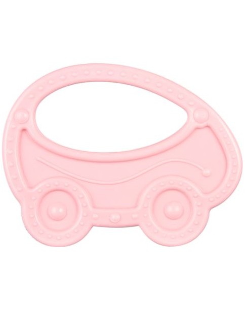 Canpol Gryzak elastyczny Samochód Pink
