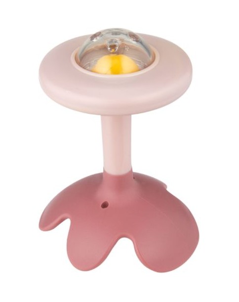 Canpol Babies Grzechotka z gryzakiem sensoryczna 56/610 - pink