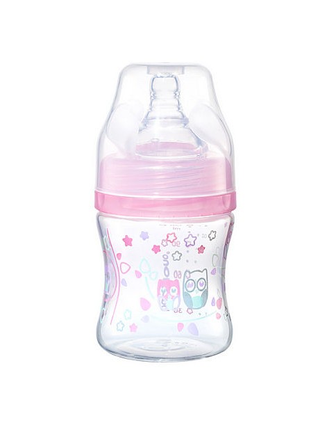 Baby Ono butelka szerokootworowa 402/02 różowa 120ml
