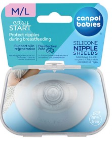 Canpol Babies silikonowe osłonki na piersi Easy Start M 18/603