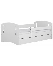 Kocot Kids łóżko Classic 2 z szufladą i barierką -140x80cm/160x80cm/180x80cm